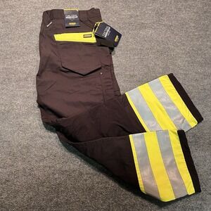Blaklader Mens Workwear Safety Cargo Pants Hi Vis 44x32 Reflective Cordura